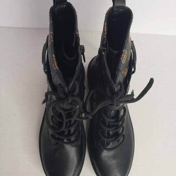 NWOB Guess Orana Women's Brown Combat Boot - Size 8.5 - Picture 6 of 8